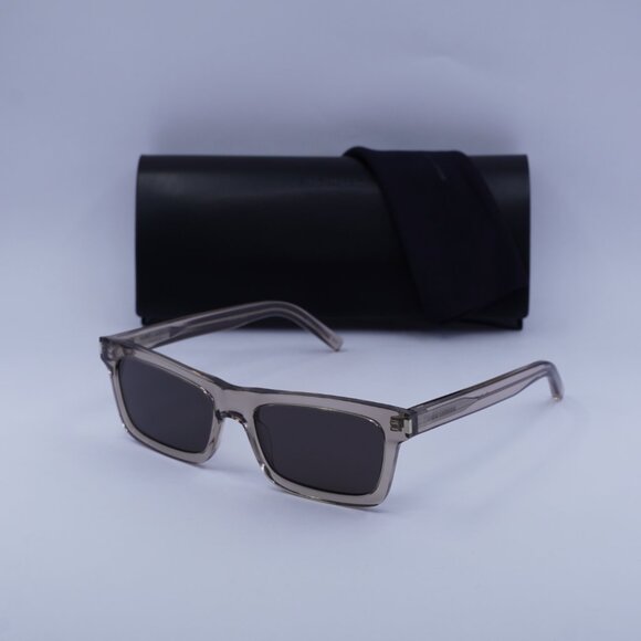 Saint Laurent SL461 BETTY 014 Rectangle Sunglasses - Brown/Black - Picture 13 of 13